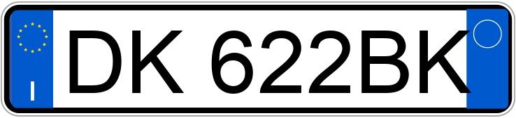 Numer rejestracyjny DK622BK posiada VOLKSWAGEN Golf 5a serie Numer rejestracyjny DK622BK posiada VOLKSWAGEN Golf 5a serie