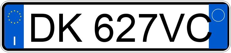 Numer rejestracyjny DK627VC posiada BMW X3