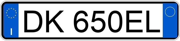 Numer rejestracyjny DK650EL posiada LANCIA Ypsilon 2a serie Numer rejestracyjny DK650EL posiada LANCIA Ypsilon 2a serie