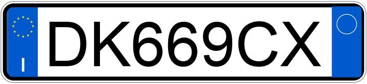 Numer rejestracyjny DK669CX posiada FIAT Grande Punto