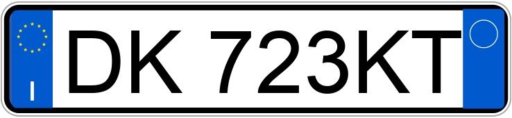 Numer rejestracyjny DK723KT posiada OPEL Zafira 2a serie