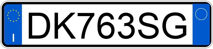 Numer rejestracyjny DK763SG posiada NISSAN Qashqai 1a serie