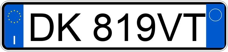 Numer rejestracyjny DK819VT posiada AUDI TT 2a serie Numer rejestracyjny DK819VT posiada AUDI TT 2a serie