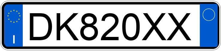 Numer rejestracyjny DK820XX posiada FIAT Panda 2a serie Numer rejestracyjny DK820XX posiada FIAT Panda 2a serie