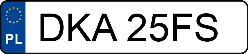 Numer rejestracyjny DKA 25FS posiada FORD S-MAX - DKA25FS Numer rejestracyjny DKA 25FS posiada FORD S-MAX - DKA25FS