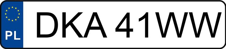 Numer rejestracyjny DKA 41WW posiada PEUGEOT 5008 - DKA41WW