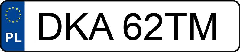 Registreringsnummeret DKA 62TM har VOLKSWAGEN Polo III 1.4 MR`99 E2 GP Basis Aut. - DKA62TM