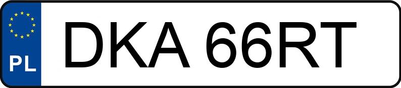 Numer rejestracyjny DKA 66RT posiada AUDI A7 - DKA66RT Numer rejestracyjny DKA 66RT posiada AUDI A7 - DKA66RT