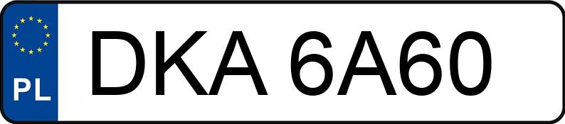 Numer rejestracyjny DKA 6A60 posiada FORD Focus 1.6 TDCi MR`11 E5 Trend - DKA6A60