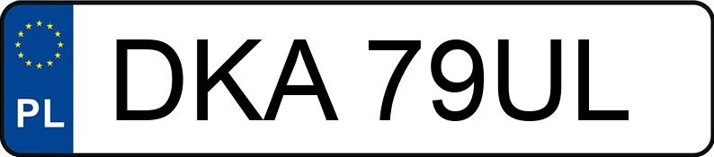 Numer rejestracyjny DKA 79UL posiada FORD MONDEO - DKA79UL