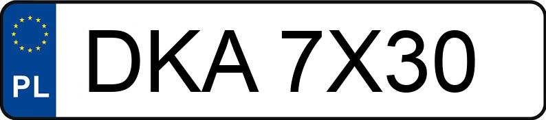 Die Registrierungsnummer DKA 7X30 hat BMW 530 Diesel MR`03 E3 E60 530 Diesel MR`03 E3 E60 - DKA7X30