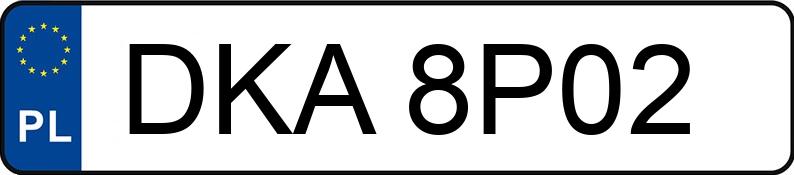 Numer rejestracyjny DKA 8P02 posiada BMW 320I - DKA8P02 Numer rejestracyjny DKA 8P02 posiada BMW 320I - DKA8P02