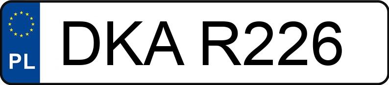 Numer rejestracyjny DKA R226 posiada DAF 400 BN 2.8t VH400BN - DKAR226