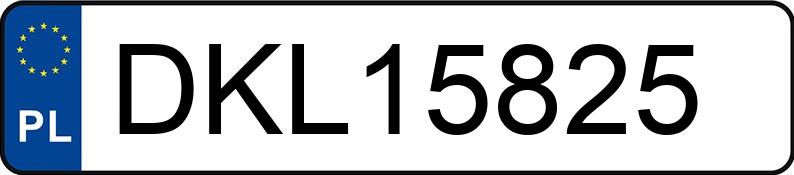 Numer rejestracyjny DKL 15825 posiada AUDI A6 - DKL15825