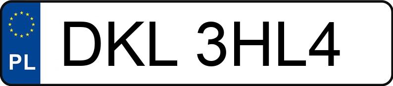 Numer rejestracyjny DKL 3HL4 posiada TOYOTA YARIS - DKL3HL4 Numer rejestracyjny DKL 3HL4 posiada TOYOTA YARIS - DKL3HL4