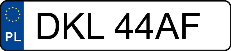 Numer rejestracyjny DKL 44AF posiada FORD - DKL44AF Numer rejestracyjny DKL 44AF posiada FORD - DKL44AF