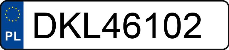 Numer rejestracyjny DKL 46102 posiada VOLKSWAGEN GOLF - DKL46102