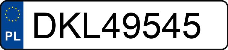 Numer rejestracyjny DKL 49545 posiada BMW 520 D - DKL49545