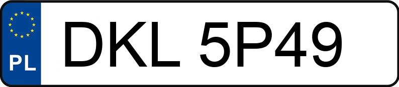 Numer rejestracyjny DKL 5P49 posiada DAEWOO LANOS - DKL5P49