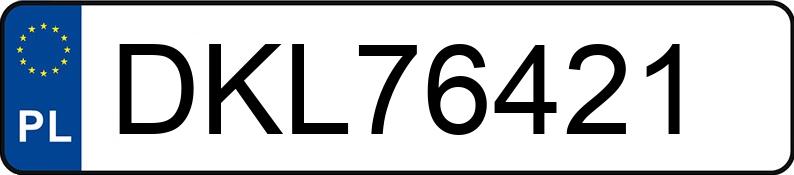 Numer rejestracyjny DKL 76421 posiada FORD KUGA TITANIUM - DKL76421 Numer rejestracyjny DKL 76421 posiada FORD KUGA TITANIUM - DKL76421