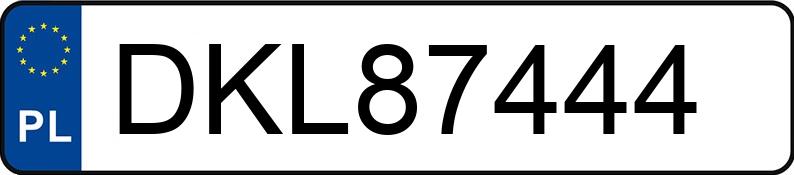 Numer rejestracyjny DKL 87444 posiada NISSAN QASHQAI - DKL87444