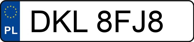 Numer rejestracyjny DKL 8FJ8 posiada PEUGEOT 307 CC - DKL8FJ8 Numer rejestracyjny DKL 8FJ8 posiada PEUGEOT 307 CC - DKL8FJ8