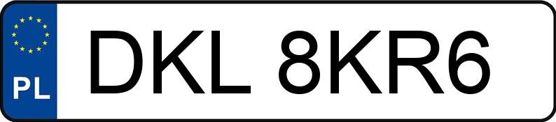 Numer rejestracyjny DKL 8KR6 posiada PEUGEOT 307 - DKL8KR6 Numer rejestracyjny DKL 8KR6 posiada PEUGEOT 307 - DKL8KR6