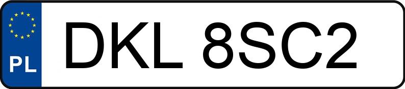Numer rejestracyjny DKL 8SC2 posiada MITSUBISHI COLT - DKL8SC2 Numer rejestracyjny DKL 8SC2 posiada MITSUBISHI COLT - DKL8SC2