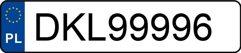 Numer rejestracyjny DKL 99996 posiada BMW X5 MR`23 E6d G05 M60i Step - DKL99996