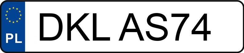 Numer rejestracyjny DKL AS74 posiada VOLKSWAGEN PASSAT - DKLAS74 Numer rejestracyjny DKL AS74 posiada VOLKSWAGEN PASSAT - DKLAS74