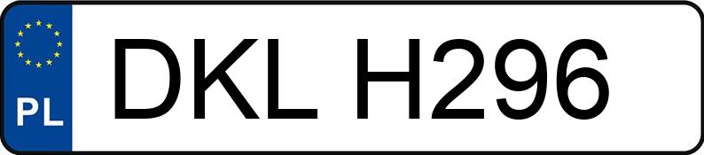 Numer rejestracyjny DKL H296 posiada OPEL Astra 1.6i Kat. Astra 1.6i Kat. - DKLH296