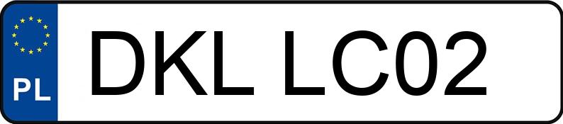 Numer rejestracyjny DKL LC02 posiada RENAULT SCENIC 1.9 DCI - DKLLC02