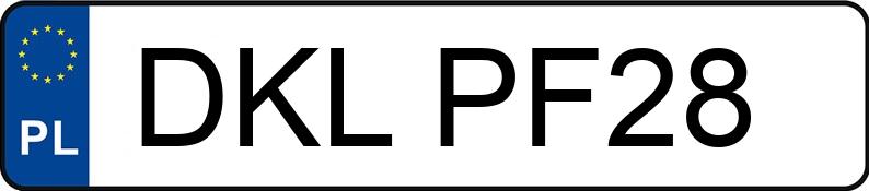 Numer rejestracyjny DKL PF28 posiada BMW 520i Kat. MR`95 E39 520i Kat. MR`95 E39 - DKLPF28