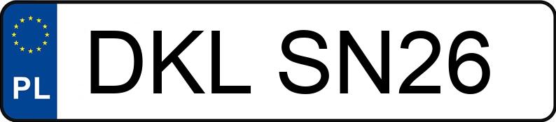 Numer rejestracyjny DKL SN26 posiada AUDI A4 1.8 Kat. B5 A4 1.8 Kat. B5 - DKLSN26