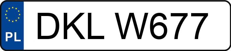 Numer rejestracyjny DKL W677 posiada OPEL Astra II 1.4 MR`98 Club - DKLW677