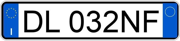 Numer rejestracyjny DL032NF posiada TOYOTA Yaris 2a serie