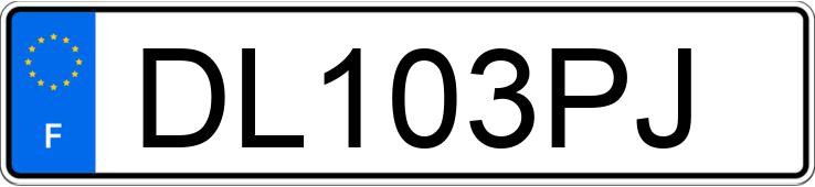 Numer rejestracyjny DL103PJ posiada PEUGEOT 307
