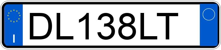 Numer rejestracyjny DL138LT posiada LANCIA Ypsilon 2a serie Numer rejestracyjny DL138LT posiada LANCIA Ypsilon 2a serie