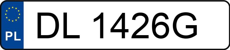 Numer rejestracyjny DL 1426G posiada IVECO/WIDAR 70C18 IS70CI2BA/WDR - DL1426G