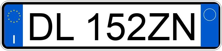 Numer rejestracyjny DL152ZN posiada LANCIA Musa