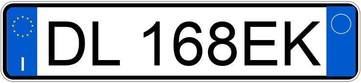 Numer rejestracyjny DL168EK posiada FIAT Grande Punto