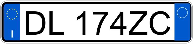 Numer rejestracyjny DL174ZC posiada FIAT Grande Punto