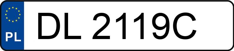 Numer rejestracyjny DL 2119C posiada FORD Focus C-Max 1.8 MR`03 E3 FX Gold - DL2119C