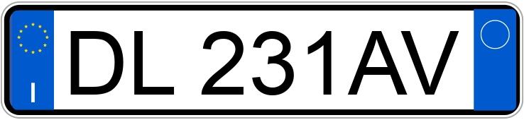 Numer rejestracyjny DL231AV posiada PEUGEOT 207