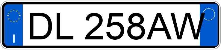 Numer rejestracyjny DL258AW posiada RENAULT Kangoo 2a serie