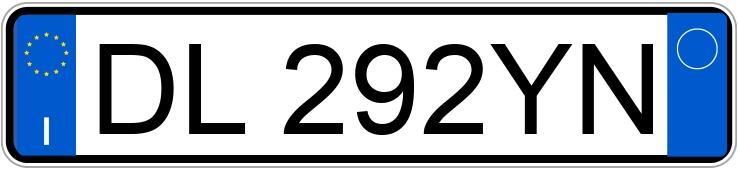 Numer rejestracyjny DL292YN posiada FIAT Punto 2a serie Numer rejestracyjny DL292YN posiada FIAT Punto 2a serie