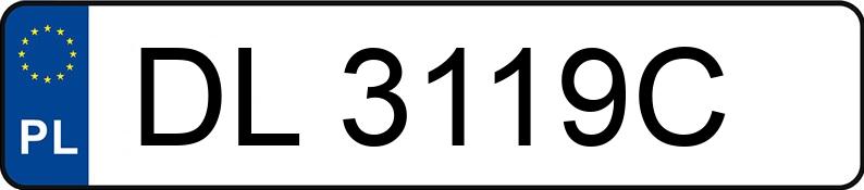 Numer rejestracyjny DL 3119C posiada SUZUKI SWIFT - DL3119C