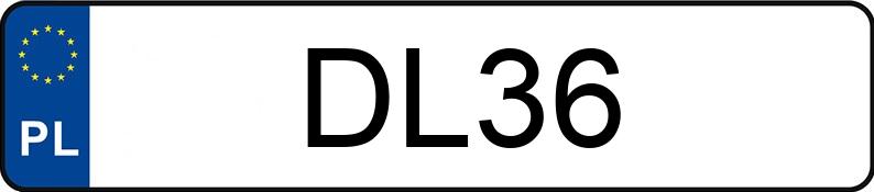 Registreringsnumret DL 36 har SATURN VUE MR`01 E3 VUE MR`01 E3 - DL36