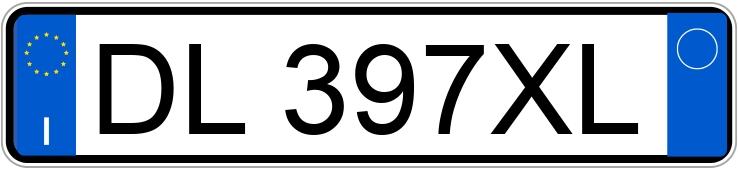 Numer rejestracyjny DL397XL posiada PEUGEOT 107