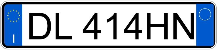 Numer rejestracyjny DL414HN posiada PEUGEOT 207